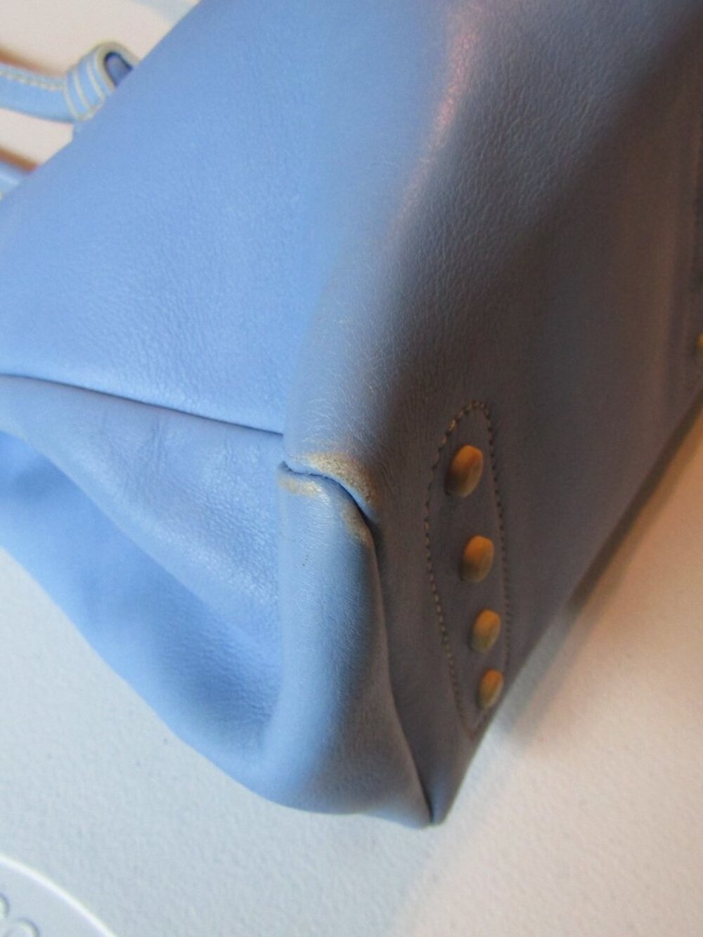Tod's Powder Blue Leather Tote - Picture 16 of 16